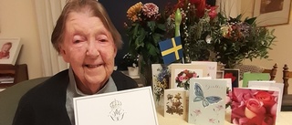 Anna firade 100 med kungahälsning