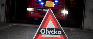 En person till sjukhus efter trafikolycka