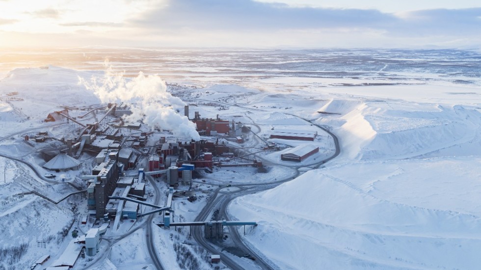 Del av verket "Det globala Kiruna" av konstnärerna Iwan Baan, Anne Dessing och Michiel van Iersel.
