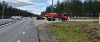 Olycka strax utanför centrala Luleå