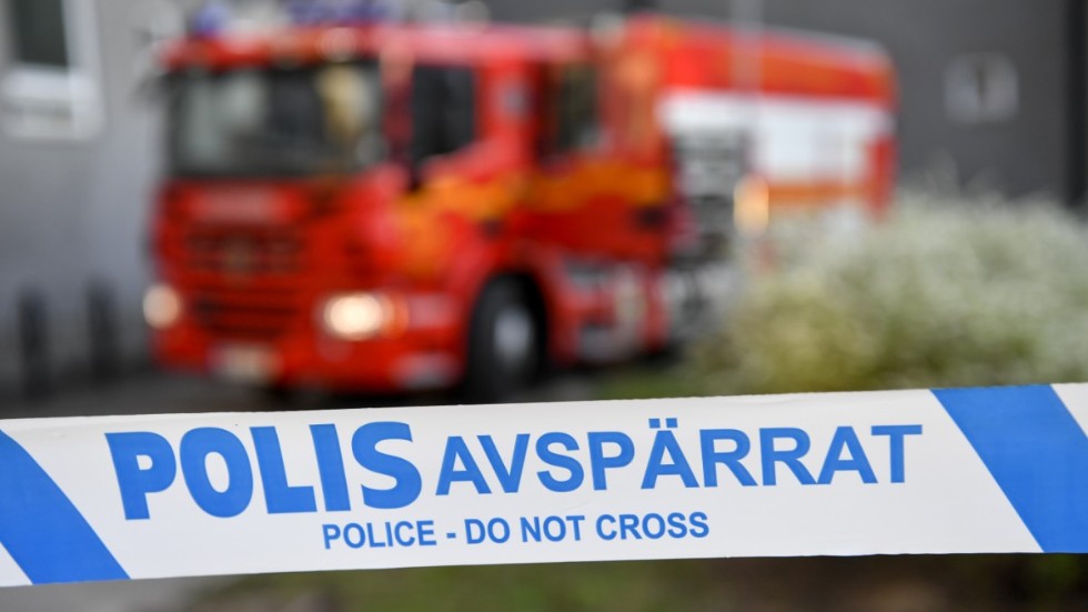 Det brinner i Nacka utanför Stockholm. Arkivbild.