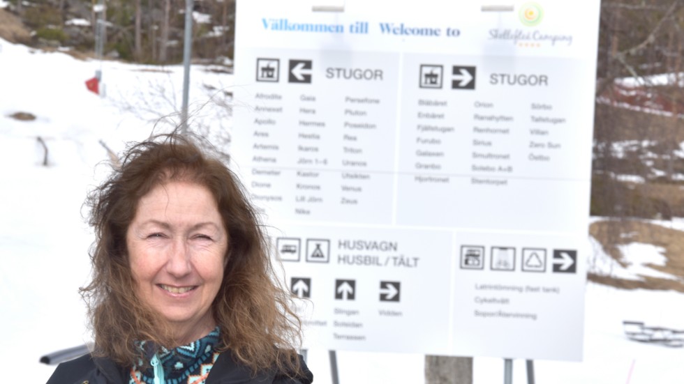 Marie Lindqvist Holmlund, chef för campingarna i Skellefteå och Byske, säger att de i år är bättre förberedda för vilka konsekvenser en till sommar påverkad av pandemin kan få och att de kommer att ha ”lite is i magen” framöver.