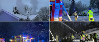 Brand i villa på Tösterön