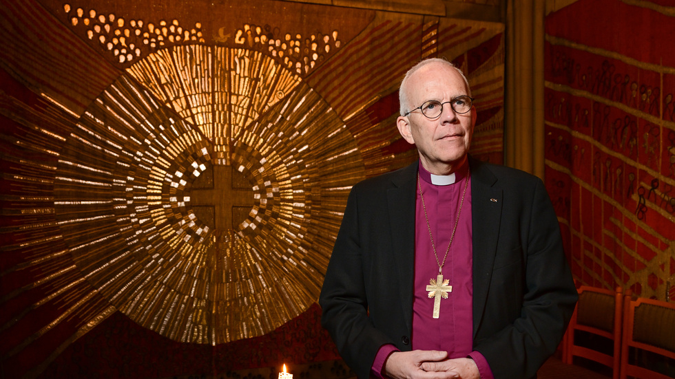 Svenska kyrkans ärkebiskop Martin Modéus välkomnar kommissionens rapport. Arkivbild.