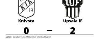 Upsala IF äntligen segrare igen efter vinst mot Knivsta