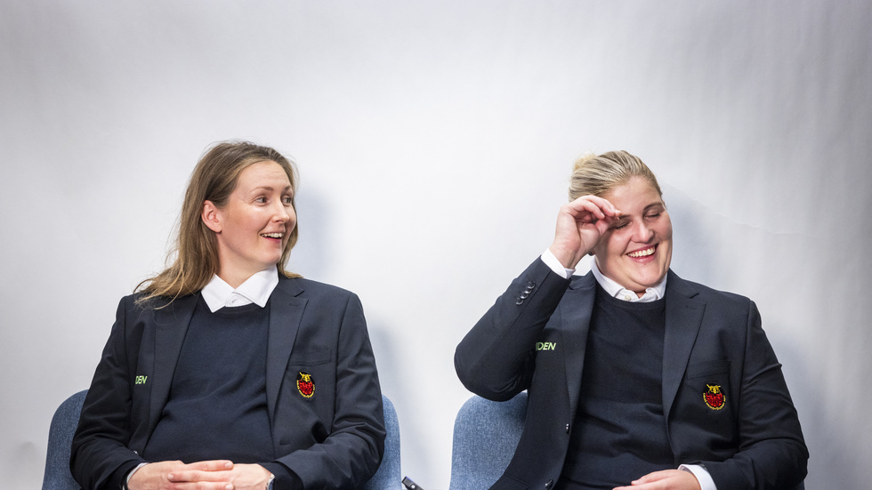 Rosa Lindstedt och Melinda Olsson.