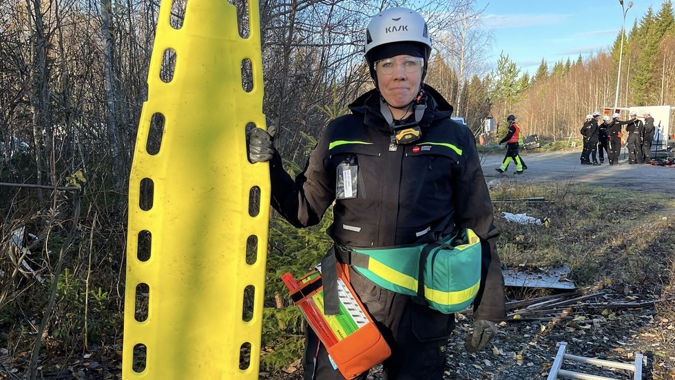 Sjukvården var det område som Jenny Jönsson kände sig mest hemma inom utifrån sin erfarenhet som ambulanssjukvårdare och deltidsbrandman.