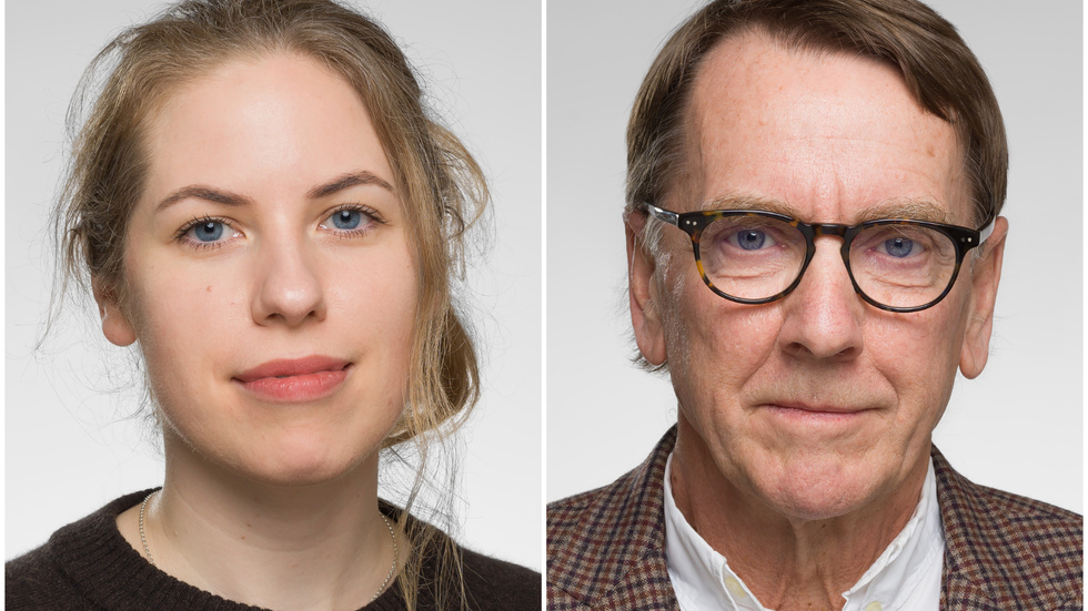 Klara Ellström (MP) och Mats Åhlund (C) förklarar varför Sirius bandy fick en erinran gällande sitt serveringstillstånd.