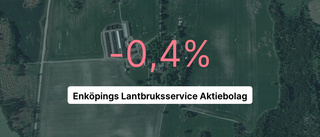 Efter tre år med tillväxt – nu är siffrorna röda för Enköpings Lantbruksservice Aktiebolag