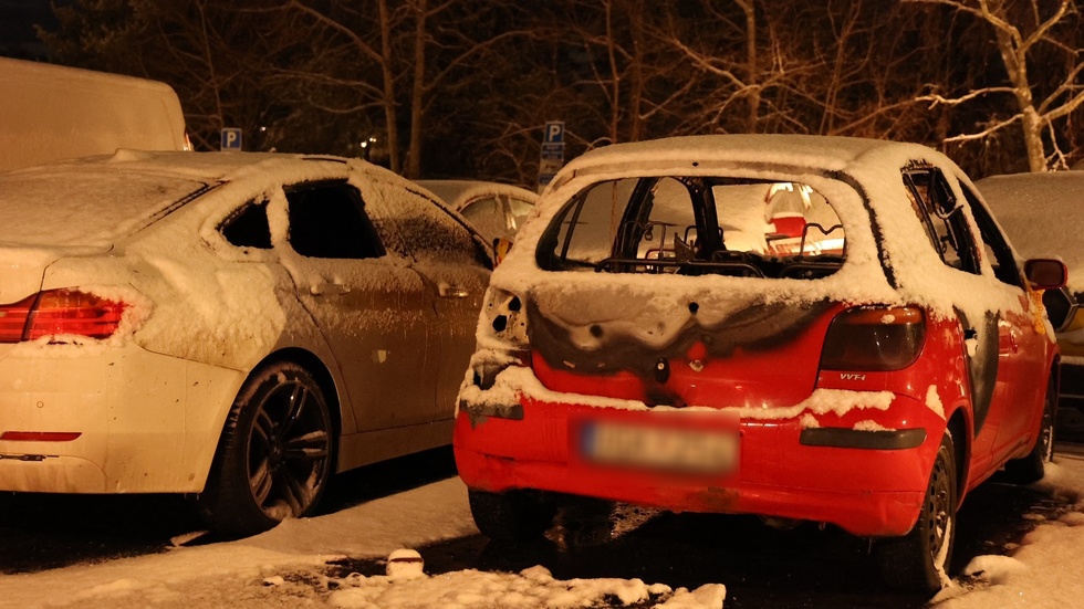 Under natten mot fredag larmades räddningstjänsten till en fordonsbrand i Märsta.