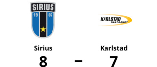 Sirius avgjorde i sista perioden och vann mot Karlstad