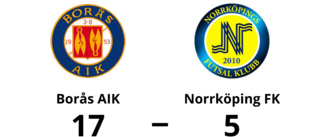 Borås AIK utklassade Norrköping FK – vann med 17-5