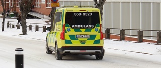 Singelolycka på E4 i Salmis – ambulans på plats