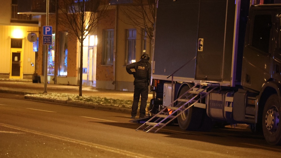 Misstänkt farligt föremål i Gränby. 