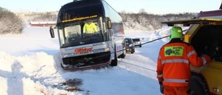 Buss i diket vid Ullevi