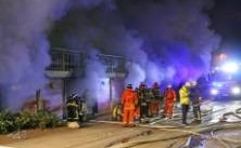 Misstänkt gripen för Åby-brand