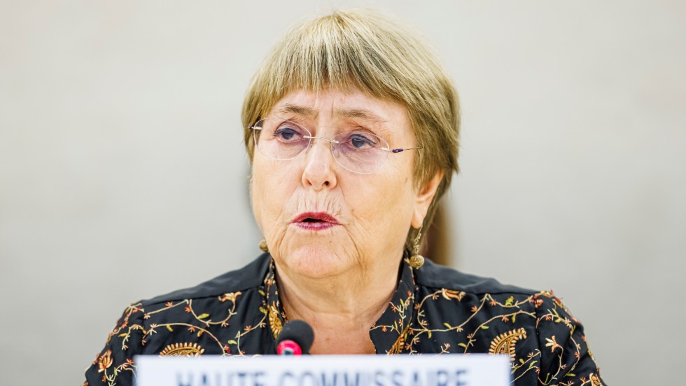 Michelle Bachelet lämnar posten som FN:s människorättschef. Arkivbild.