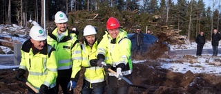 Här påbörjas nya området i Harvestad