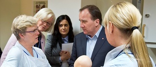 Löfven fick se en fejkad förlossning