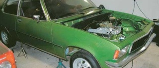 Opel Kadett som blir gubbracer