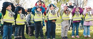 Barn på Venhaga förskola sprang Groddenloppet