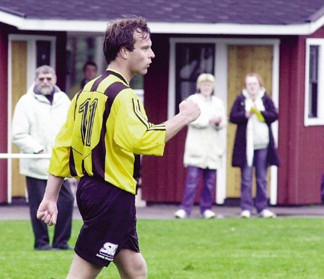 Mikael Kennmark en av tremåls-skyttarna.