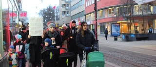 Manifestation mot sexuella övergrepp mot barn