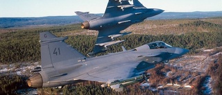 Gripen-plan bombar branden