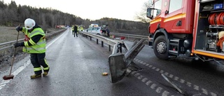 Man allvarligt skadad i olycka