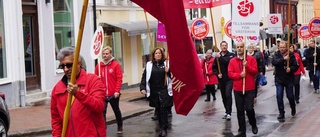 S tågade traditionsenligt på 1 maj