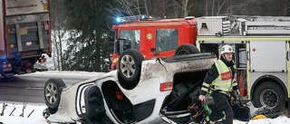 Trafikolycka vid Södra Vi