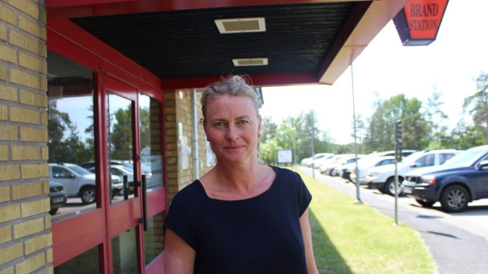 Andrea Brändström, säkerhetsskyddschef i Västervik.