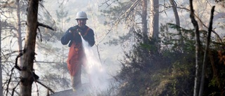 Brand vid Folkets park i Överum