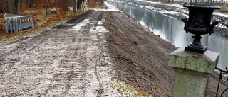 Avstängt längs kanalen