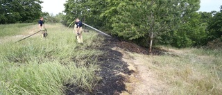 Gräsbrand vid Klingsberg