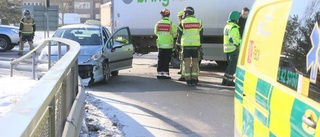 En person till sjukhus efter olycka