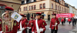 Traditionsenligt första maj-tåg i Söderköping