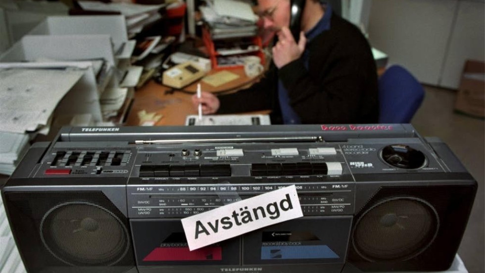 Radiotystnad. Efter digitalisering.
