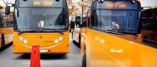 Bedrövlig busstation i Visby