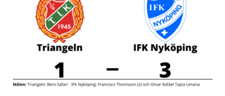 IFK Nyköping segrare borta mot Triangeln