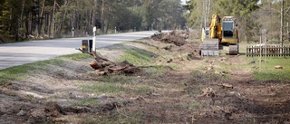 Cykelväg inledd utan tecknade markavtal