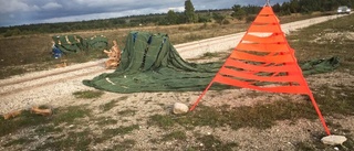 BILDER: Här matbombas Gotland med flyg