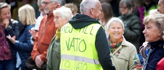 De protesterade mot Nato och Aurora