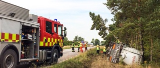 BILDER: Vägen åter öppen efter olycka