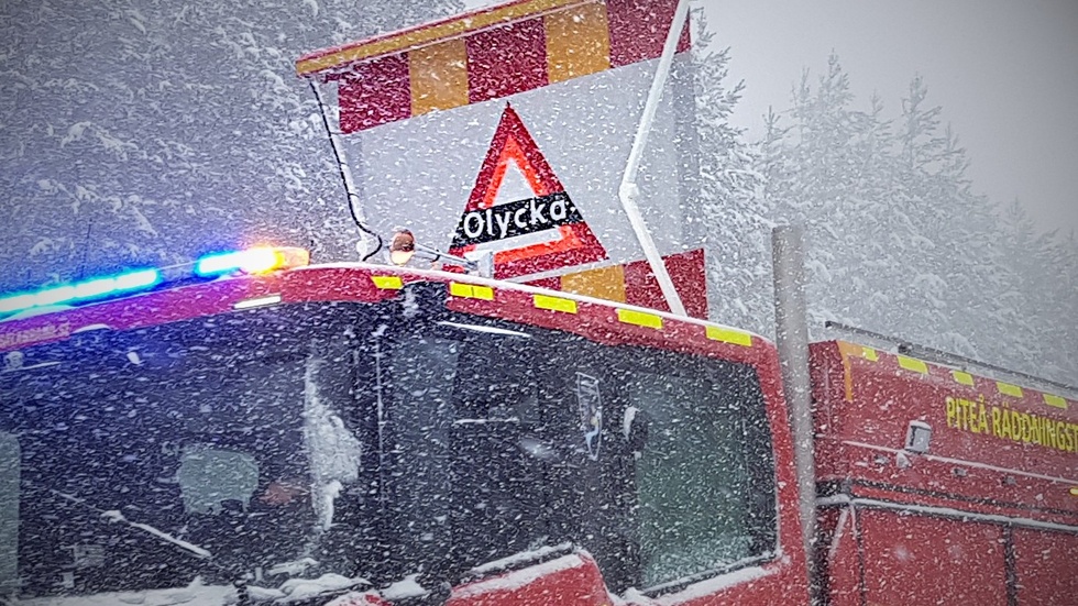 Räddningstjänsten är på plats.