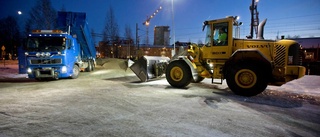 Växlande väderlek ger ökad sandning