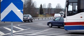 Snäv påfart utpekad trafikfara