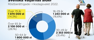 Väljare över 75 kan avgöra valet