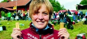 Johanna knep två DM-guld