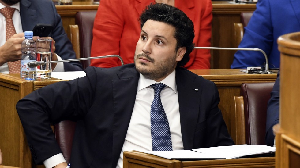 Montenegros avgående premiärminister Dritan Abazovic. Arkivbild.